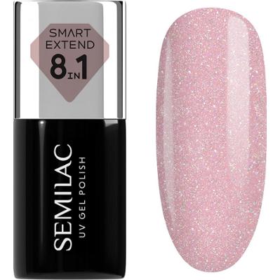 805 Semilac Smart Extend Glitter Dirty Nude Rose 7 ml