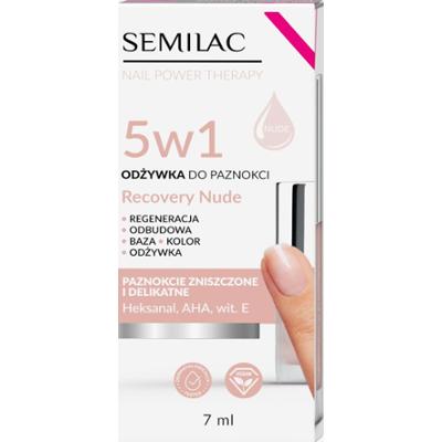 Semilac Odżywka do paznokci Nail Power Therapy 5w1 Recovery Nude 7 ml