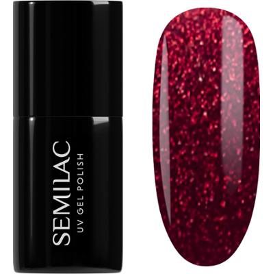 955 Semilac Lakier Hybrydowy Holly Berry Red 7 ml