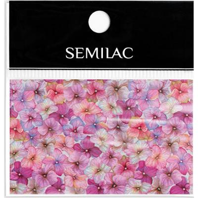 28 Semilac Folia transferowa Flowers