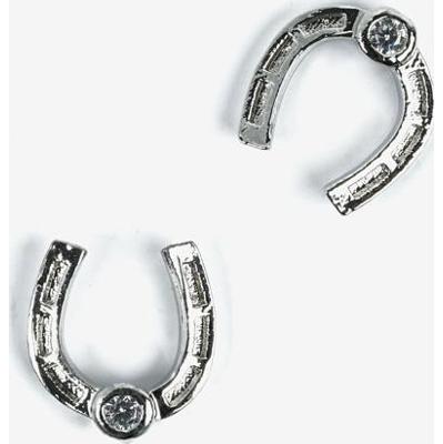 787 Ozdoba do manicure Semilac srebrna podkowa, 2 sztuki