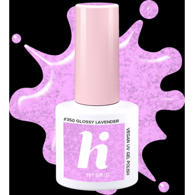 #350 hi hybrid lakier hybrydowy Glossy Lavender 5 ml