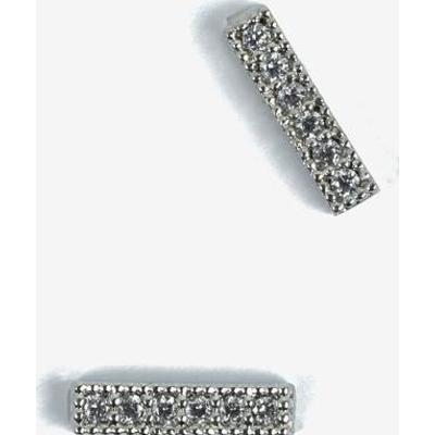 789 Ozdoba do manicure Semilac srebrny pasek, 2 sztuki