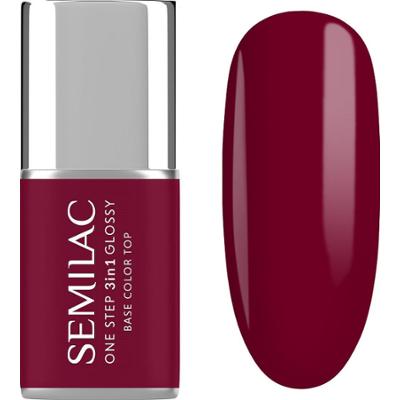 S570 Semilac Lakier hybrydowy One Step 3in1 Glossy Dark Raspberry 7 ml