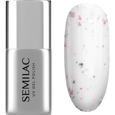 T22 Semilac Top do Lakierów Hybrydowych Flower Flakes 7 ml