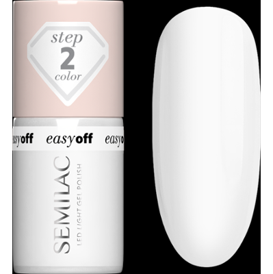 L01 Semilac EASY OFF Lakier do Paznokci LED LIGHT Coconut Milk 7 ml