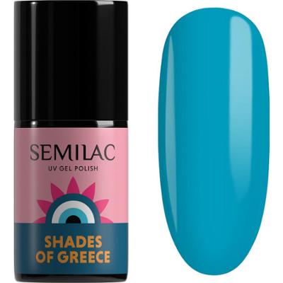 A706 Semilac Lakier Hybrydowy Aegean Blue 7 ml