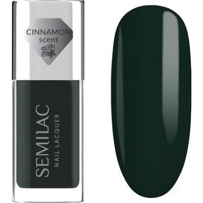 114 Semilac Lakier Klasyczny Nail Lacquer Bottle Green 9 ml