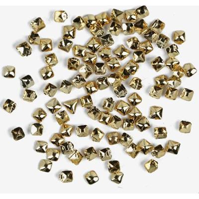 762 Ozdoba do manicure Semilac złoty kwadrat mały, 100 sztuk