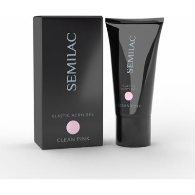 Semilac Akrylożel Elastic Acrylgel Clean Pink 30 g
