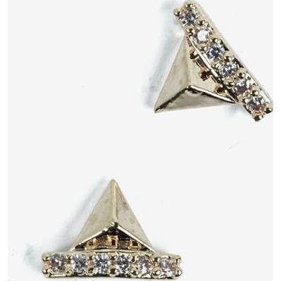 782 Ozdoba do manicure Semilac złote piramidy, 2 sztuki