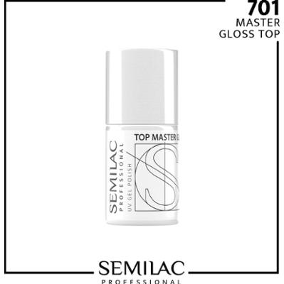 701 Semilac Professional Top do lakierów hybrydowych Master Gloss 11 ml
