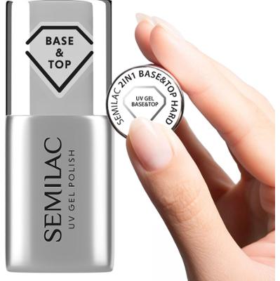 Semilac Bazo-Top Do Lakierów Hybrydowych 2in1 Base&Top Hard 7 ml