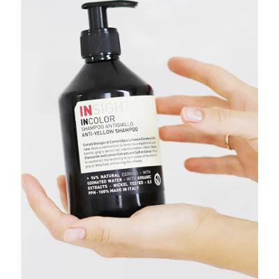 Szampon niwelujący żółte odcienie 400ml INSIGHT