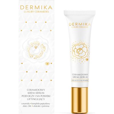 Dermika Ceramidowy krem-serum pod oczy i na powieki - NAWILŻENIE