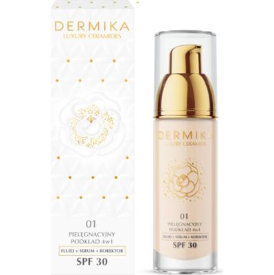 Dermika Pielęgnacyjny podkład 4w1 odcień 01