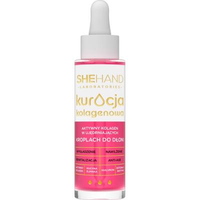 SheHand Aktywny kolagen do dłoni w kroplach silnie ujędrniających