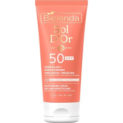 Bielenda Ochronny krem do opalania twarzy SPF 50 - cera sucha / wrażliwa