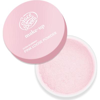 FaceBoom Puder pod oczy i do twarzy Ultra blurring pink loose powder- Perfekcyjny Kreator