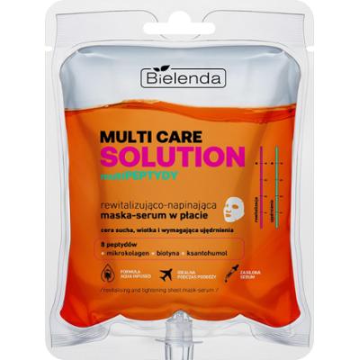 Bielenda MultiPEPTYDY Rewitalizująco - napinająca maska-serum w płacie
