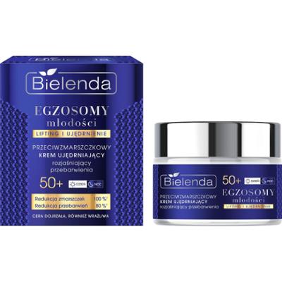 Bielenda Przeciwzmarszczkowy krem ujędrniający, rozjaśniający przebarwienia 50+