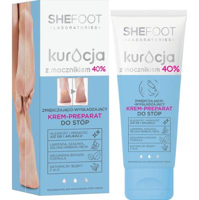 SheFoot Zmiękczająco-wygładzający krem-preparat do stóp - mocznik 40%