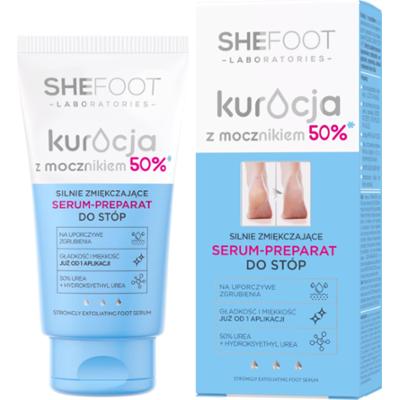 SheFoot Silnie zmiękczające serum-preparat - mocznik 50%