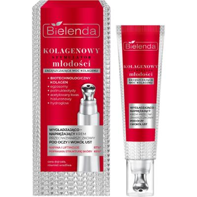 Bielenda Wygładzająco - naprężający krem przeciwzmarszczkowy pod oczy i wokół ust