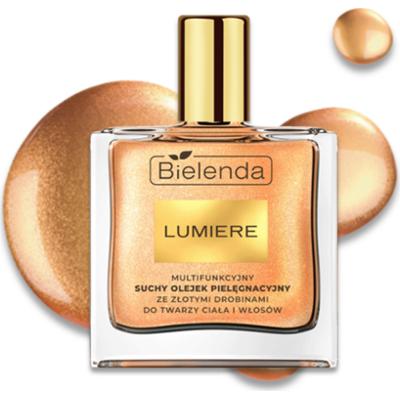 Bielenda Multifunkcyjny suchy olejek pielęgnacyjny ze złotymi drobinami do twarzy, ciała i włosów