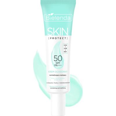 Bielenda Krem ochronny SPF 50 normalizująco - matujący, PA++++, UVA + UVB + HEV