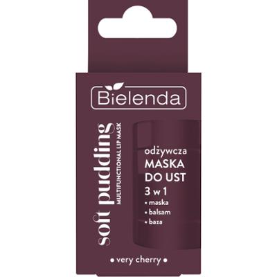 Bielenda Odżywcza maska do ust 3 w 1, Very Cherry