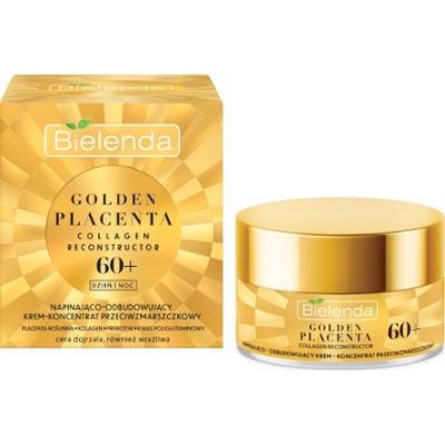Bielenda COLLAGEN RECONSTRUCTOR - Napinająco - odbudowujący krem - koncentrat  przeciwzmarszczkowy 60 +, dzień/ noc