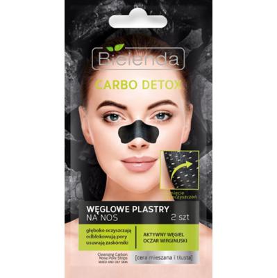Bielenda Węglowe plastry na nos