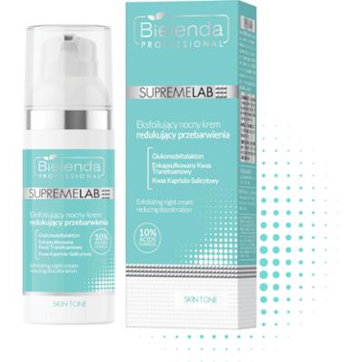 Supremelab Eksfoliujący nocny krem redukujący przebarwienia