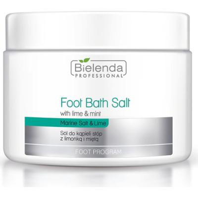 Bielenda Professional Sól do kąpieli stóp z limonką i miętą