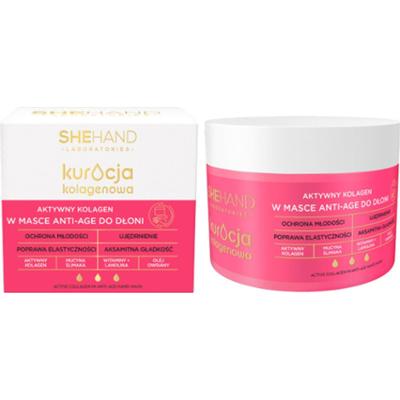 SheHand Aktywny kolagen do dłoni w masce anti - age