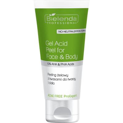 Bielenda Professional Peeling żelowy do twarzy i ciała z kwasami