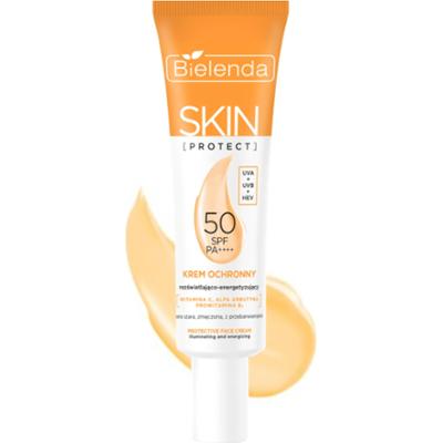 Bielenda Krem ochronny SPF 50 rozświetlająco - energetyzujący, PA++++, UVA + UVB + HEV