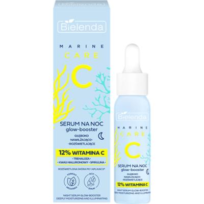 Bielenda Serum glow - booster głęboko nawilżająco - rozświetlające na noc   
