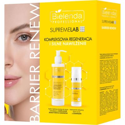 Supremelab Zestaw Supremelab Barrier Renew krem na noc + emulsja do mycia