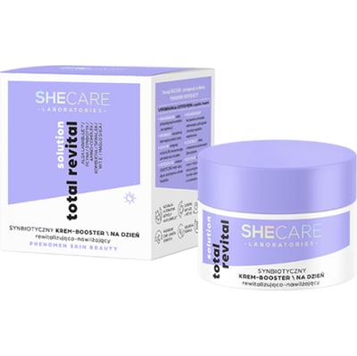 SheCare Synbiotyczny krem-booster na dzień rewitalizująco-nawilżający