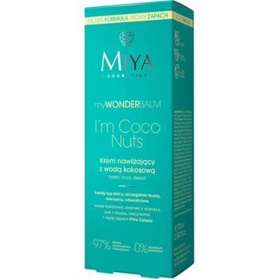 Miya Cosmetics Krem nawilżający z wodą kokosową