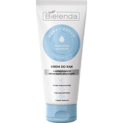 Bielenda Krem do rąk NAWILŻAJĄCY z kwasem hialuronowym, olejem bawełnianym oraz masłem kokum