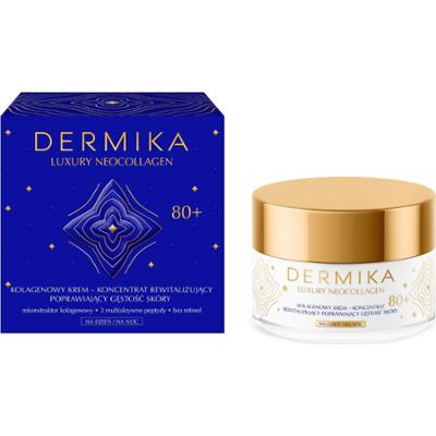 Dermika Kolagenowy krem - koncentrat rewitalizujący, poprawiający gęstość skóry 80+ dzień/noc