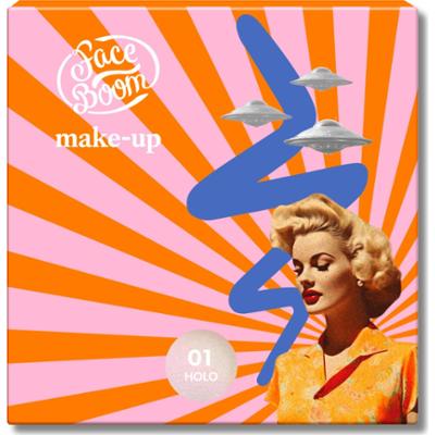 FaceBoom Pink holo highlighter, 02 Holo, 4,5g