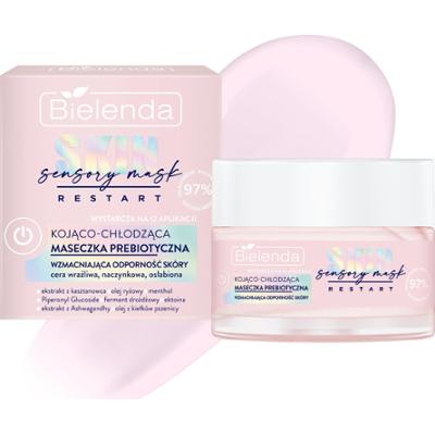 Bielenda SENSORY MASK - maseczka prebiotyczna kojąco- chłodząca, wzmacniająca odporność skóry