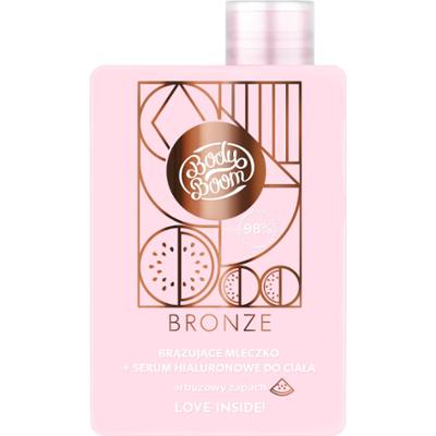 BodyBoom Brązujące mleczko + serum hialuronowe do ciała 2w1