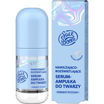 FaceBoom Nawilżająco-rozświetlające serum - ampułka do twarzy