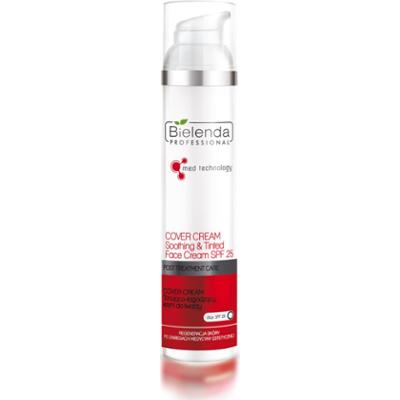 Bielenda Professional POST TREATMENT CARE - COVER CREAM Tonująco - łagodzący krem do twarzy SPF 25