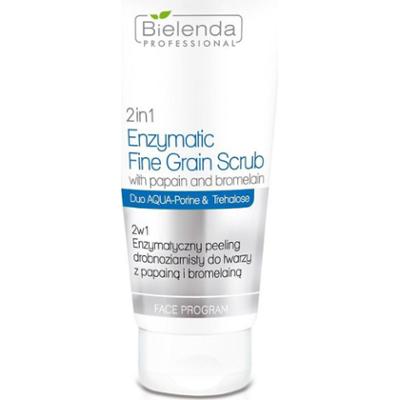 Bielenda Professional  Enzymatyczny peeling drobnoziarnisty do twarzy z papainą i bromelainą 2 w 1